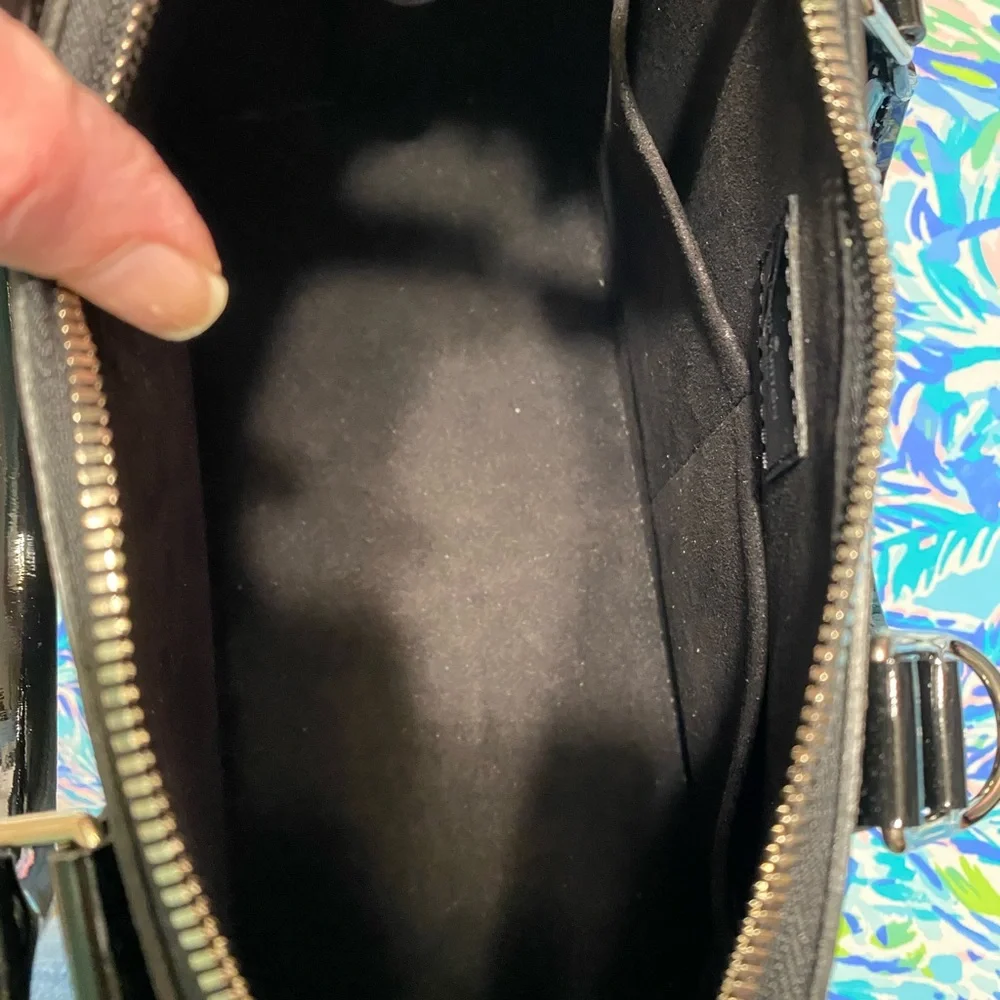 Louis Vuitton Black Patent Alma PM